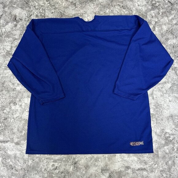 Vintage CCM Maska Toronto Maple Leafs NHL Hockey Practice Jersey Mens XL Blue - Picture 2 of 6